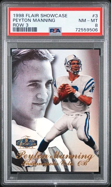 1998-99 Fleer Flair Showcase Peyton Manning Row 3 #3 card image