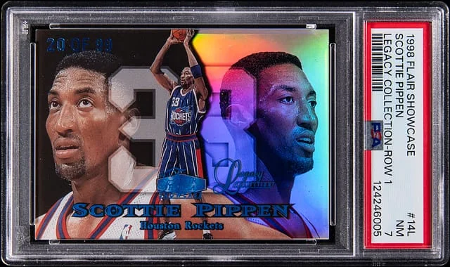 1998-99 Fleer Flair Showcase Scottie Pippen Legacy Collection-Row 1 #14L card image