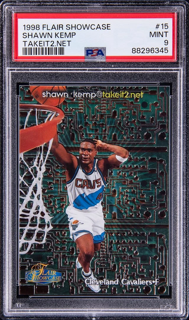 1998-99 Fleer Flair Showcase Shawn Kemp TAKEIT2.NET #15 card image