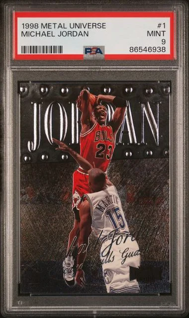 1998-99 Fleer Metal Universe Michael Jordan #1 card image