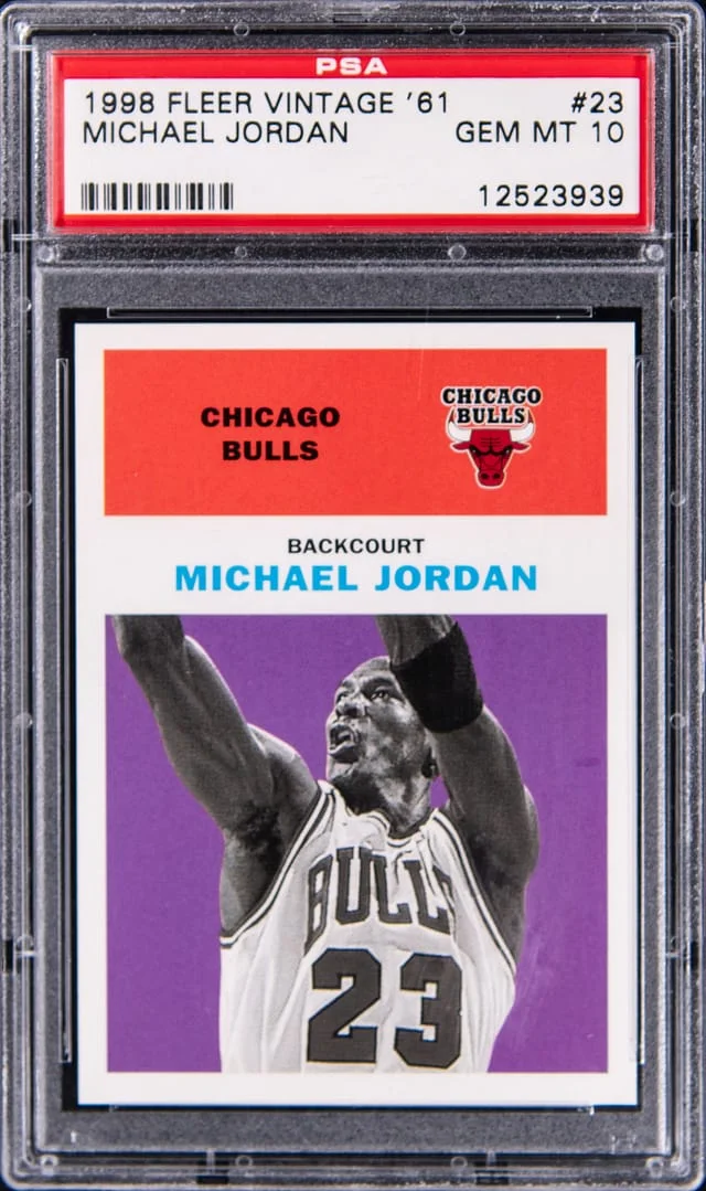 1998-99 Fleer Michael Jordan Vintage '61 #23 card image