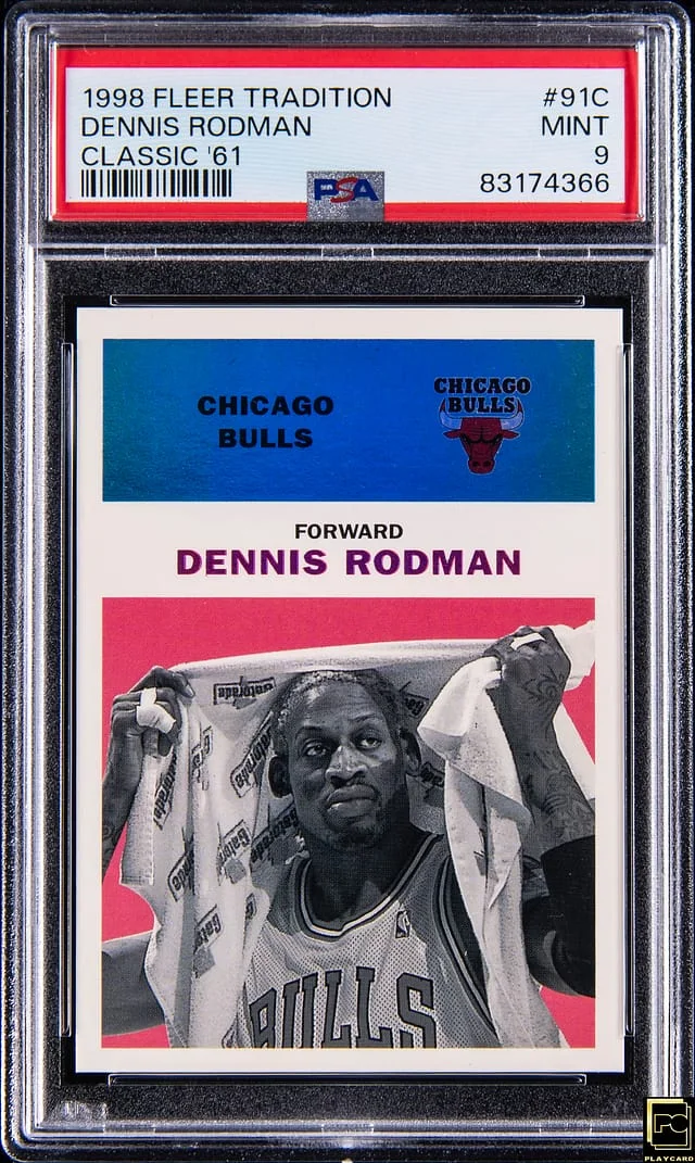 1998-99 Fleer Tradition Dennis Rodman Classic '61 #91C card image