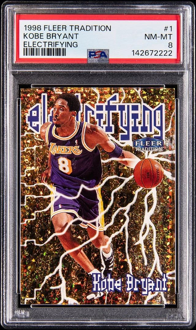 1998-99 Fleer Tradition Kobe Bryant Electrifying #1E card image