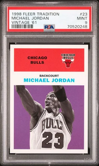 1998-99 Fleer Tradition Michael Jordan Vintage '61 #23 card image