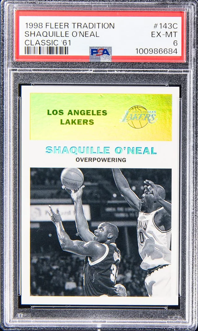 1998-99 Fleer Tradition Shaquille O'Neal Classic '61 #143C card image