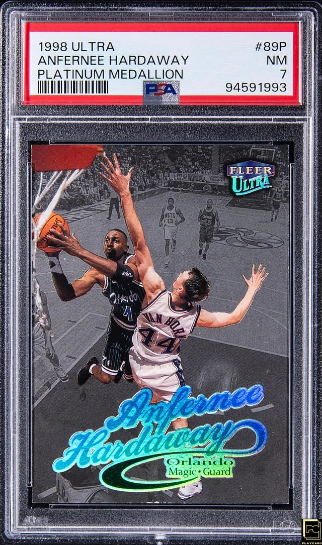 1998-99 Fleer Ultra Anfernee Hardaway Platinum Medallion #89P card image
