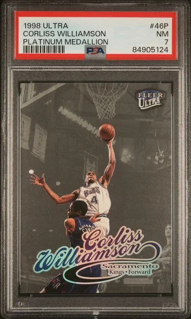 1998-99 Fleer Ultra Corliss Williamson Platinum Medallion #46P card image
