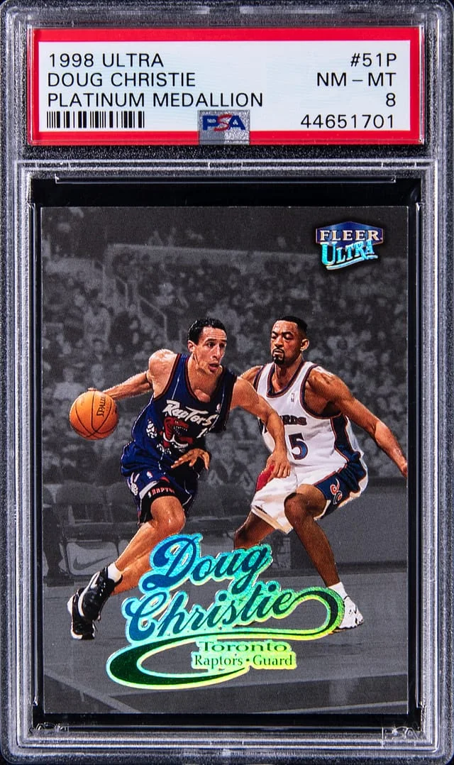 1998-99 Fleer Ultra Doug Christie Platinum Medallion #51P card image