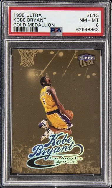 1998-99 Fleer Ultra Kobe Bryant Gold Medallion #61G card image