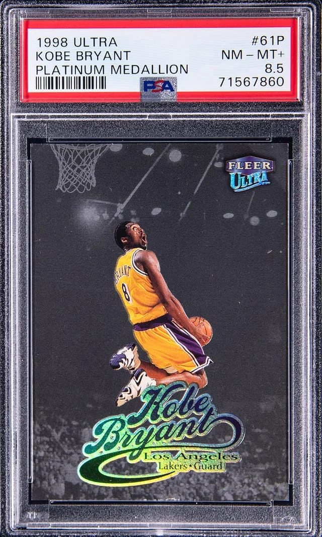 1998-99 Fleer Ultra Kobe Bryant Platinum Medallion #61P card image