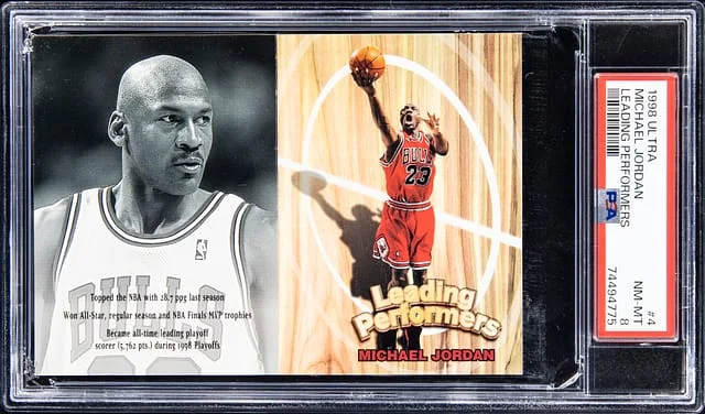 1998-99 Fleer Ultra Michael Jordan Leading Performers #4 card image