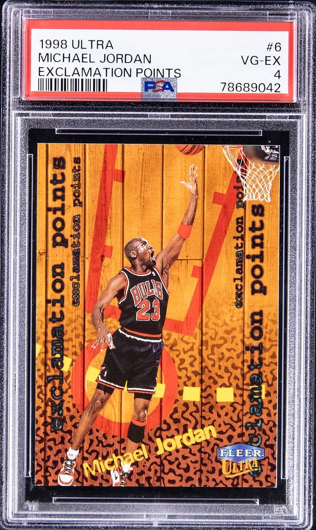 1998-99 Fleer Ultra Michael Jordan Exclamation Points #6 card image