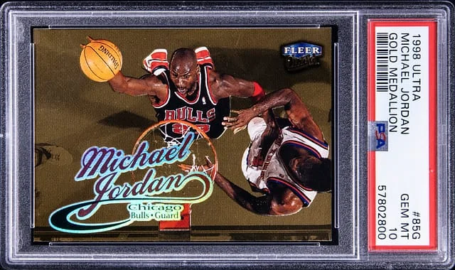 1998-99 Fleer Ultra Michael Jordan Gold Medallion #85G card image