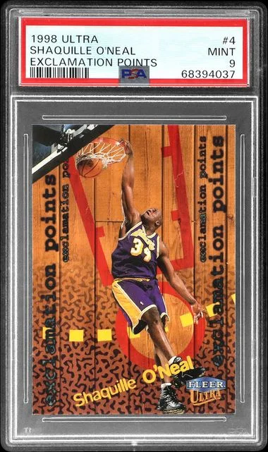 1998-99 Fleer Ultra Shaquille O'Neal Exclamation Points #4 card image