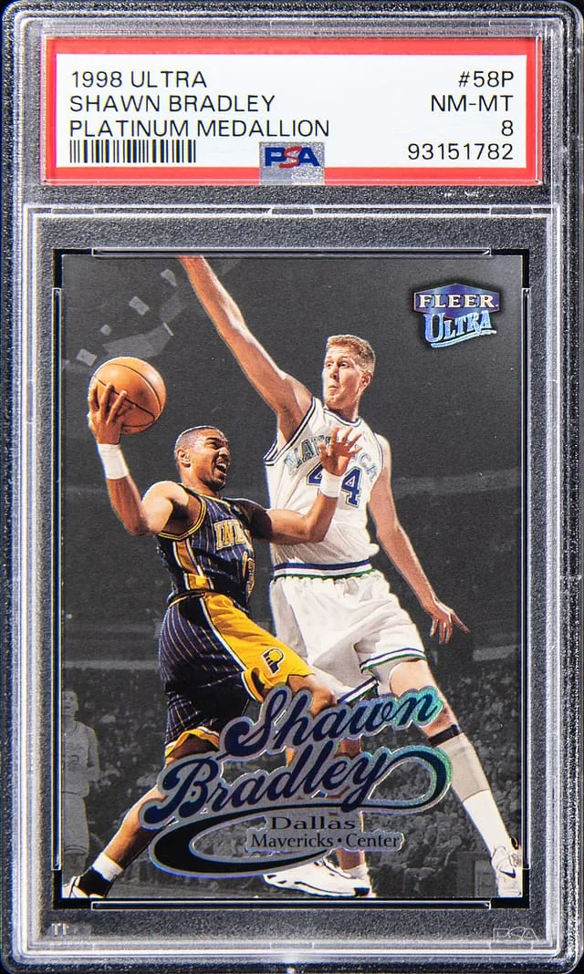 1998-99 Fleer Ultra Shawn Bradley Platinum Medallion #58P card image
