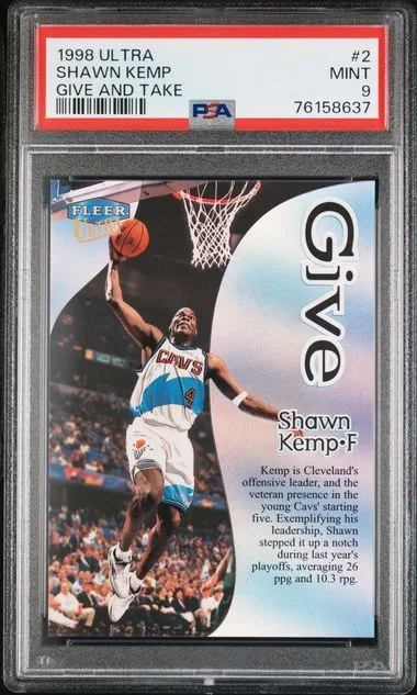 1998-99 Fleer Ultra Shawn Kemp Give and Take #2 card image