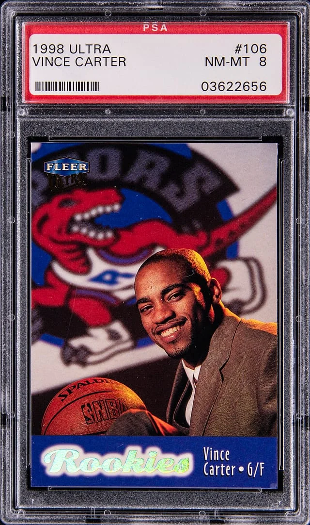 1998-99 Fleer Ultra Vince Carter #106 card image