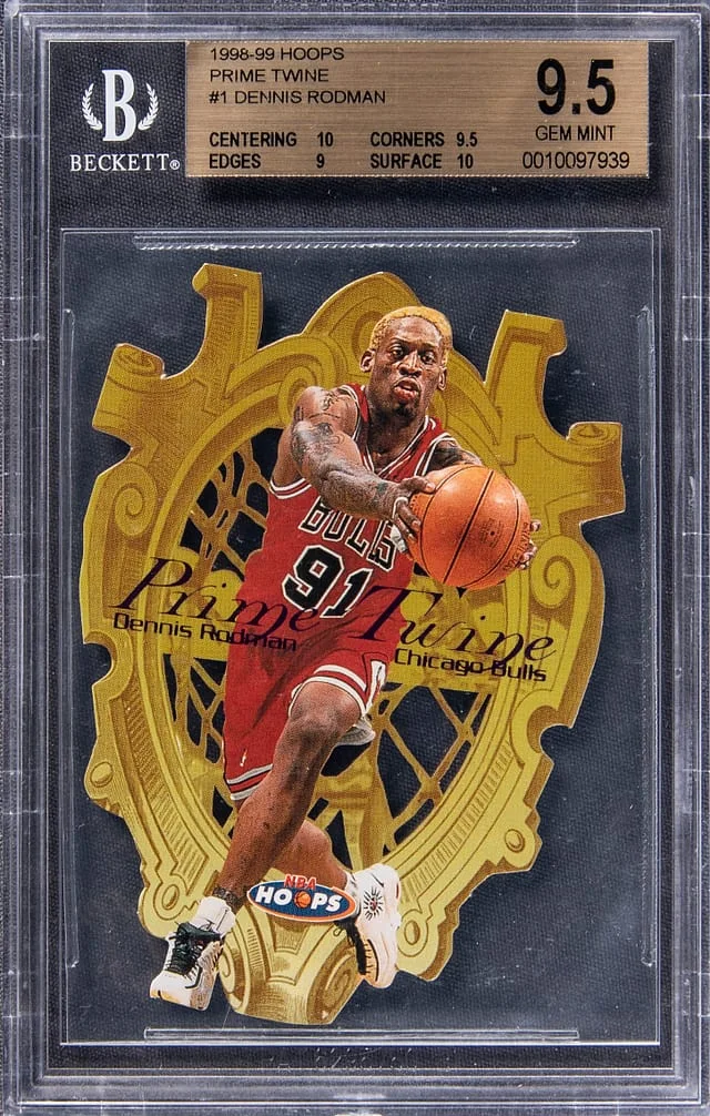 1998-99 Hoops Dennis Rodman Prime Twine #1 card image