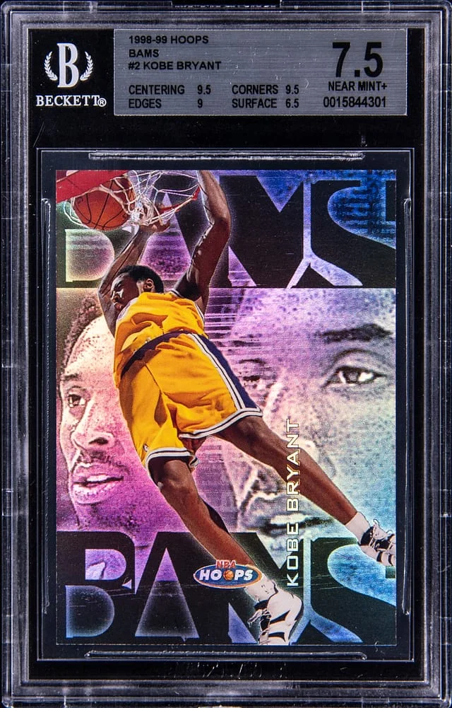 1998-99 Hoops Kobe Bryant Bams #2 card image
