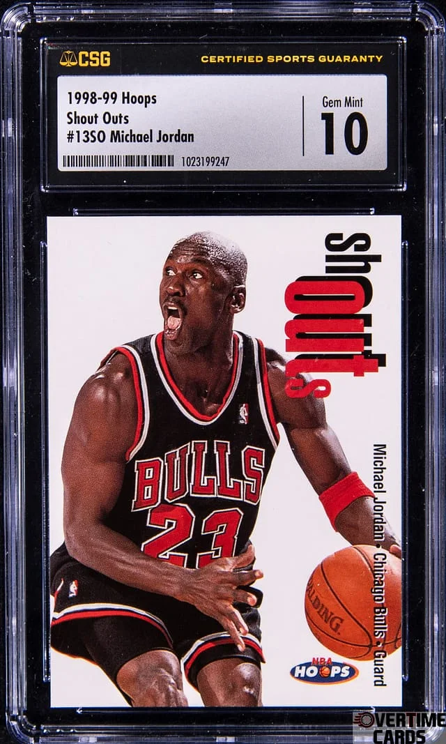 1998-99 Hoops Michael Jordan Shout Outs #13SO card image