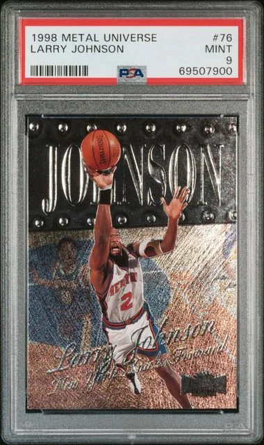 1998-99 Metal Universe Larry Johnson #76 card image