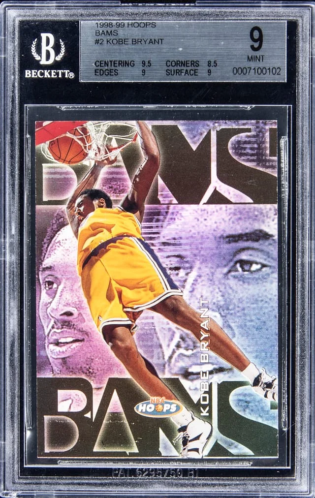 1998-99 NBA Hoops Kobe Bryant Bams #2 card image