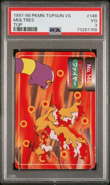 1998-99 Pokemon Topsun VS Moltres #146 card image