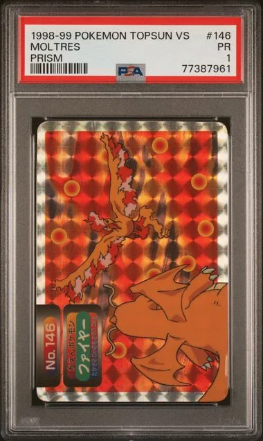 1998-99 Pokemon Topsun Vs Prism Moltres #146 card image