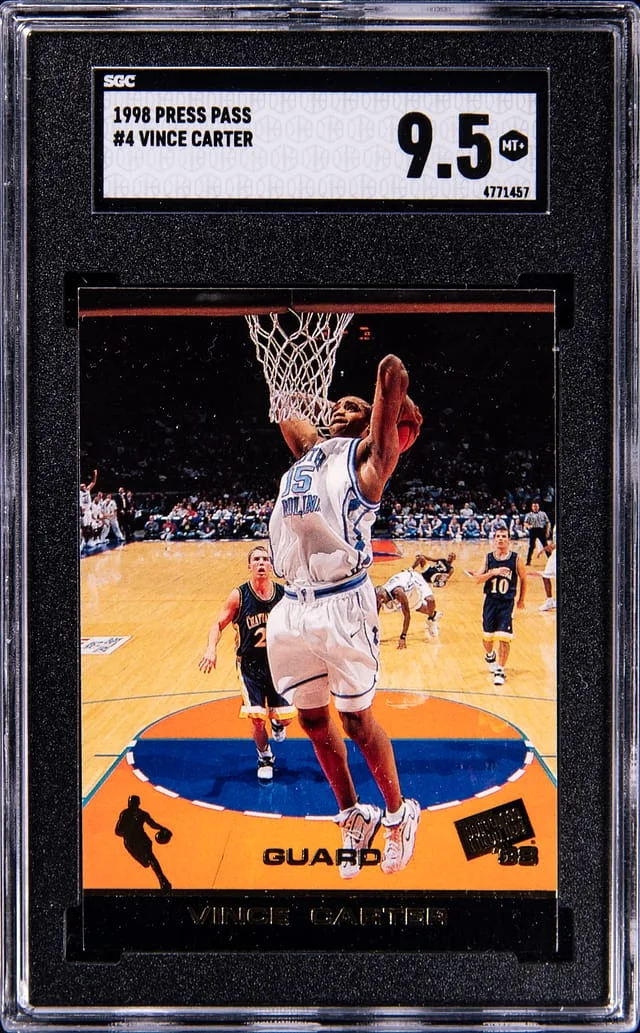 1998-99 Press Pass Vince Carter #4 card image