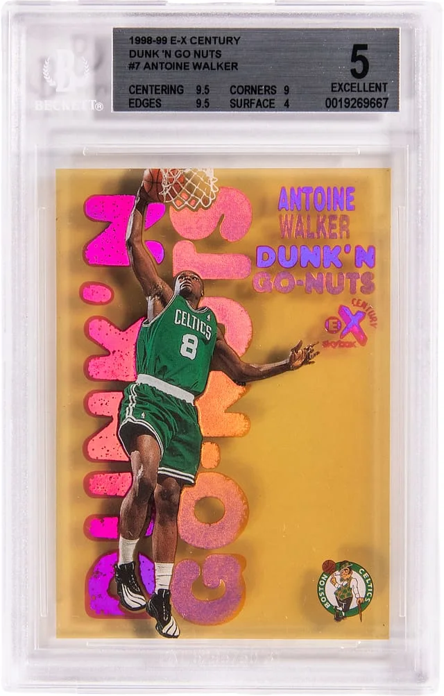 1998-99 SkyBox E-X Antoine Walker Century Dunk 'N Go Nuts #7 card image