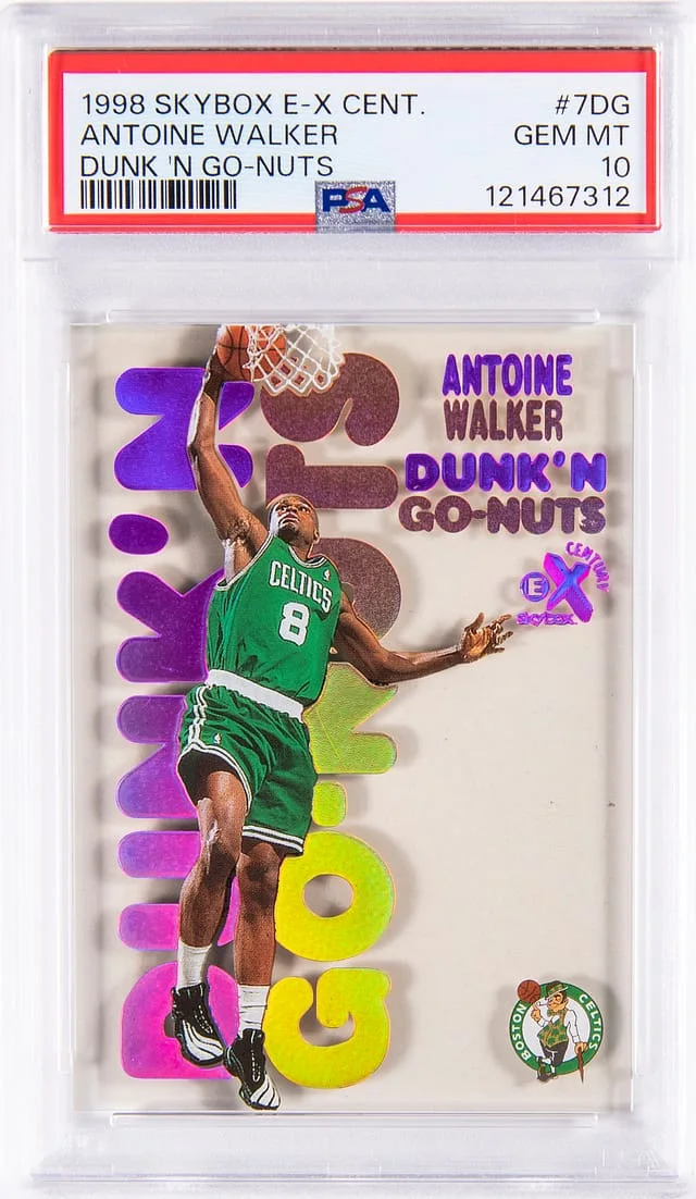 1998-99 SkyBox E-X Antoine Walker Century Dunk 'N Go-Nuts #7DG card image