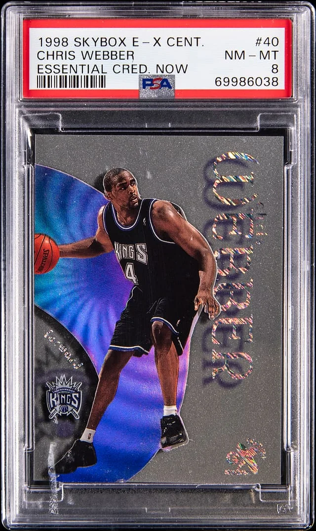 1998-99 SkyBox E-X Chris Webber Century Essential Credentials Now #40 card image