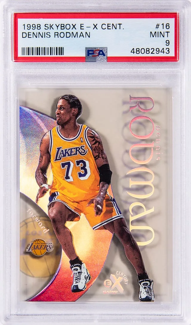 1998-99 SkyBox E-X Dennis Rodman Century #16 card image