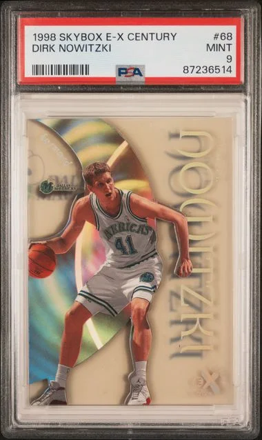 1998-99 SkyBox E-X Dirk Nowitzki Century #68 card image
