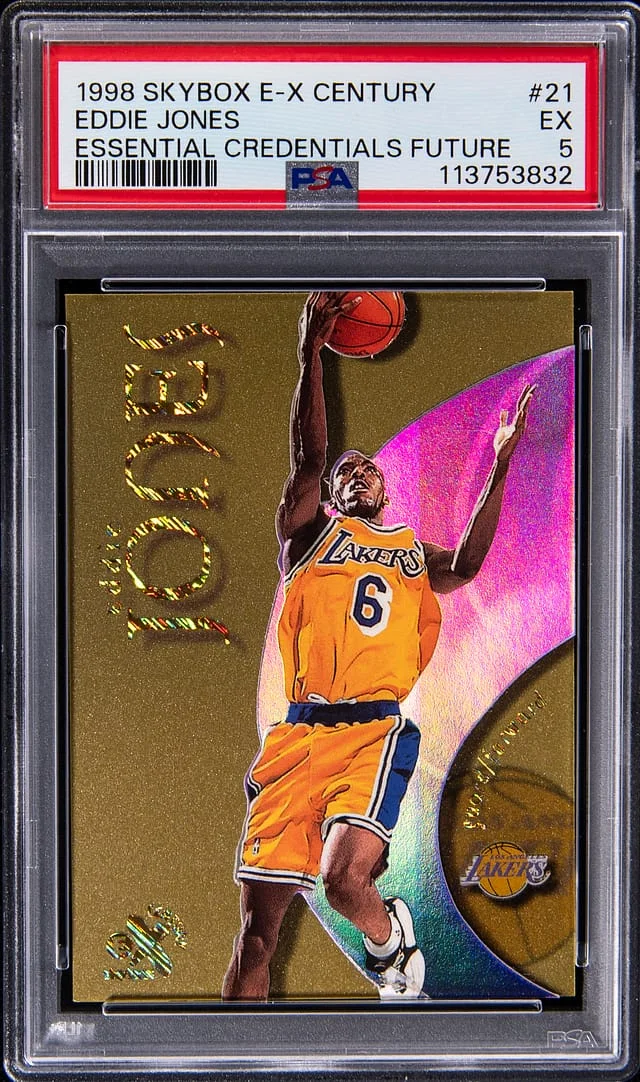 1998-99 SkyBox E-X Eddie Jones Century Essential Credentials Future #21 card image