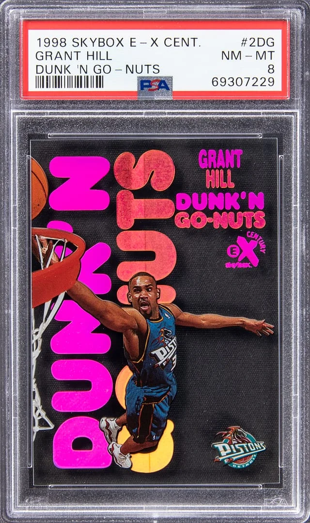 1998-99 SkyBox E-X Grant Hill Century Dunk 'N Go-Nuts #2DG card image