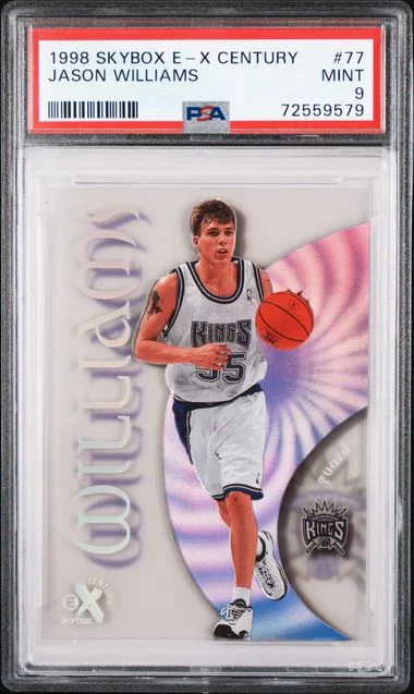 1998-99 SkyBox E-X Jason Williams Century #77 card image