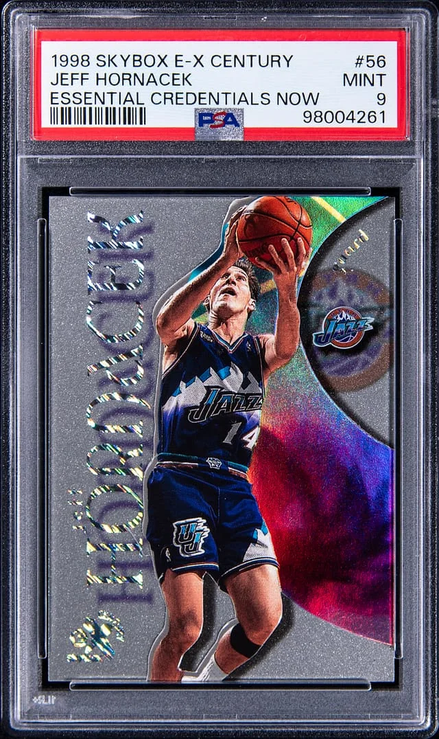 1998-99 SkyBox E-X Jeff Hornacek Century Essential Credentials Now #56 card image