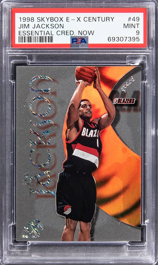1998-99 SkyBox E-X Jim Jackson Century Essential Credentials Now #49 card image
