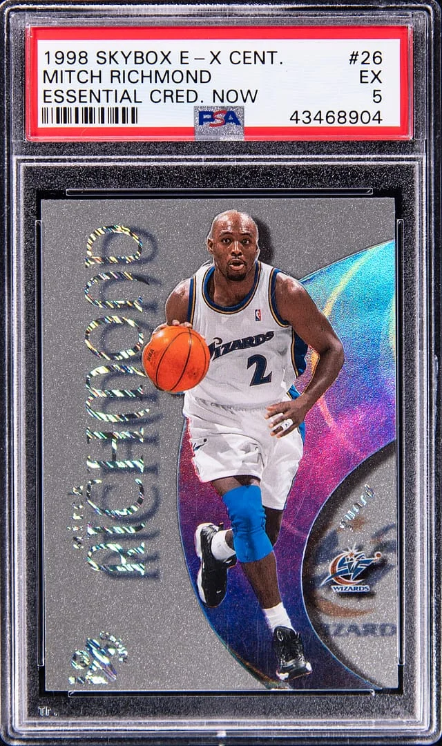 1998-99 SkyBox E-X Mitch Richmond Century Essential Credentials Future #26 card image