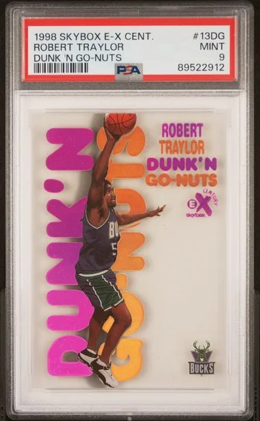 1998-99 SkyBox E-X Robert Traylor Century Dunk 'N Go-Nuts #13DG card image