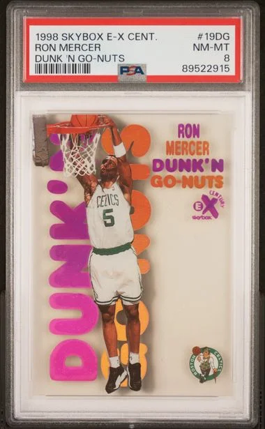 1998-99 SkyBox E-X Ron Mercer Century Dunk 'N Go-Nuts #19DG card image