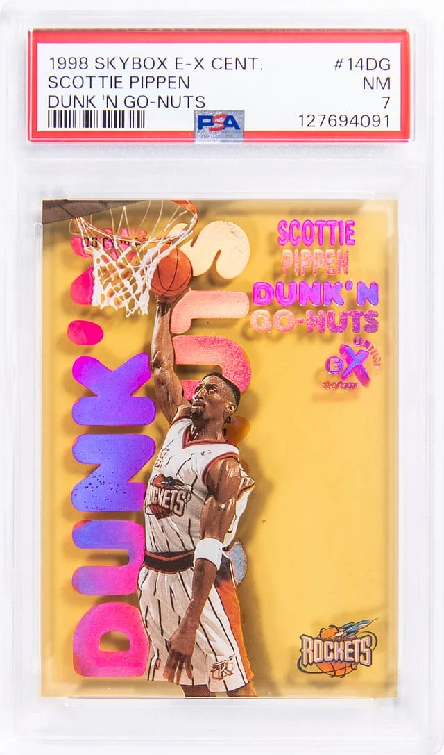 1998-99 SkyBox E-X Scottie Pipen Century Dunk N Go-Nuts #14-DG card image