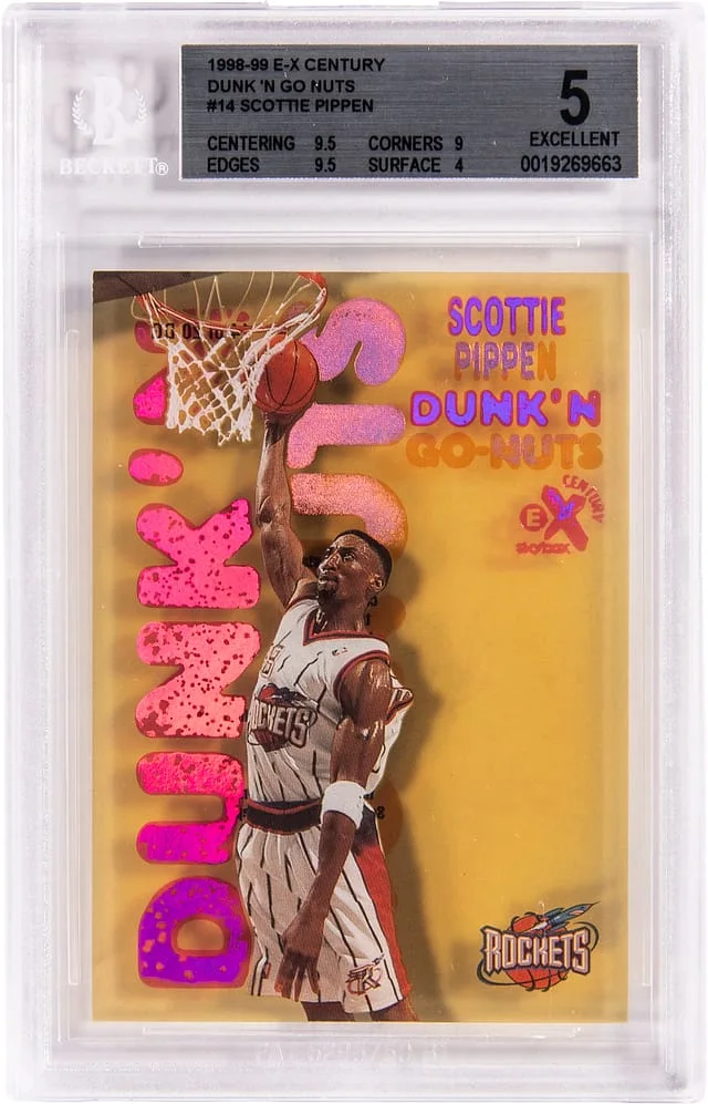 1998-99 SkyBox E-X Scottie Pippen Century Dunk 'N Go Nuts #14 card image