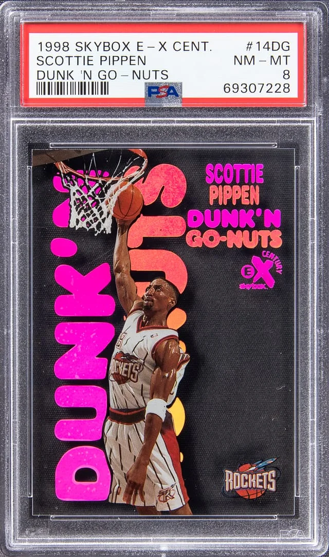 1998-99 SkyBox E-X Scottie Pippen Century Dunk 'N Go-Nuts #14DG card image