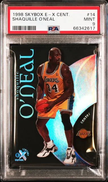 1998-99 SkyBox E-X Shaquille O'Neal Century #14 card image