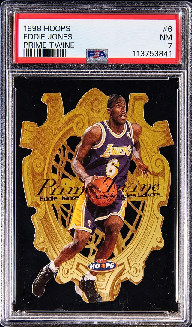 1998-99 SkyBox Hoops Eddie Jones Prime Twine #6 card image