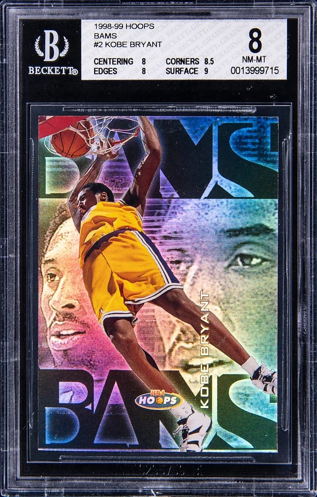 1998-99 SkyBox Hoops Kobe Bryant Bams #2 card image
