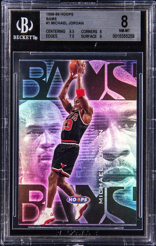 1998-99 SkyBox Hoops Michael Jordan Bams #1 card image