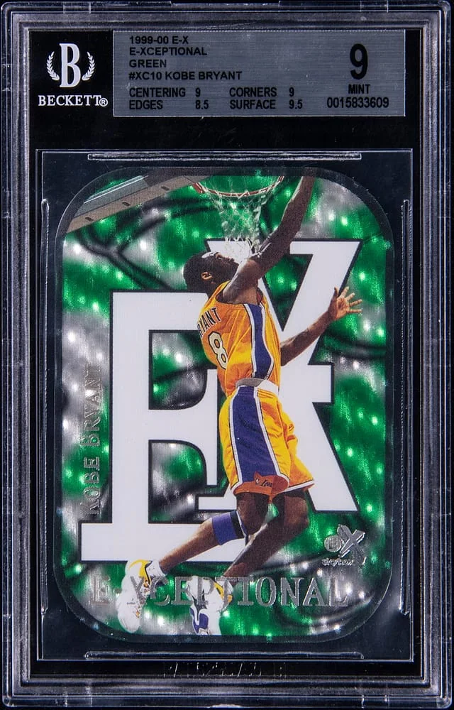 1998-99 SkyBox Kobe Bryant E-XL E-Xceptional Green #10 card image